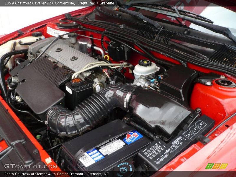 Bright Red / Graphite 1999 Chevrolet Cavalier Z24 Convertible