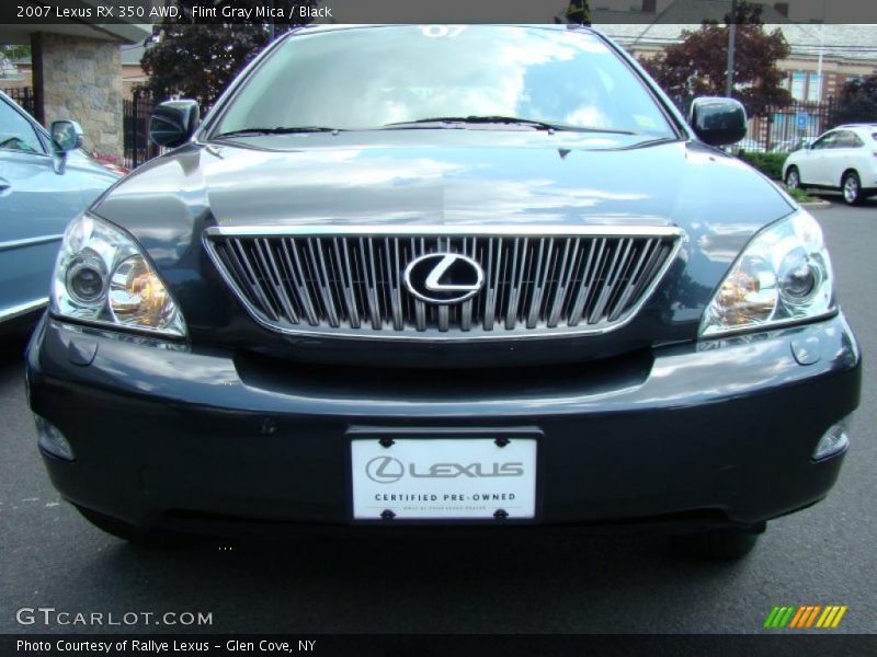 Flint Gray Mica / Black 2007 Lexus RX 350 AWD