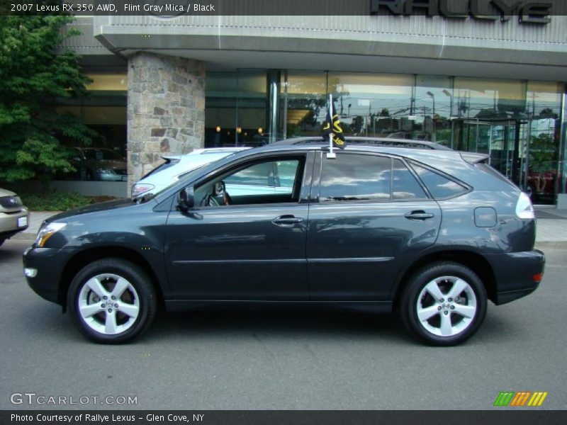 Flint Gray Mica / Black 2007 Lexus RX 350 AWD