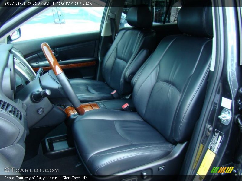 Flint Gray Mica / Black 2007 Lexus RX 350 AWD