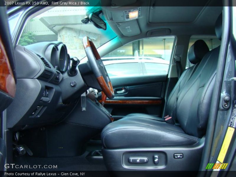 Flint Gray Mica / Black 2007 Lexus RX 350 AWD