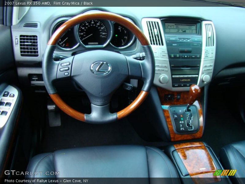 Flint Gray Mica / Black 2007 Lexus RX 350 AWD