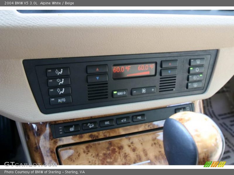 Alpine White / Beige 2004 BMW X5 3.0i