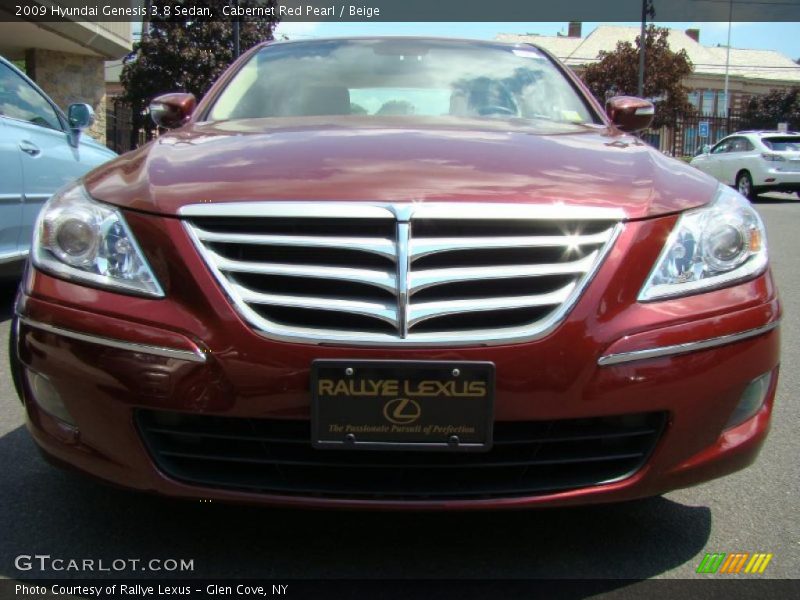 Cabernet Red Pearl / Beige 2009 Hyundai Genesis 3.8 Sedan