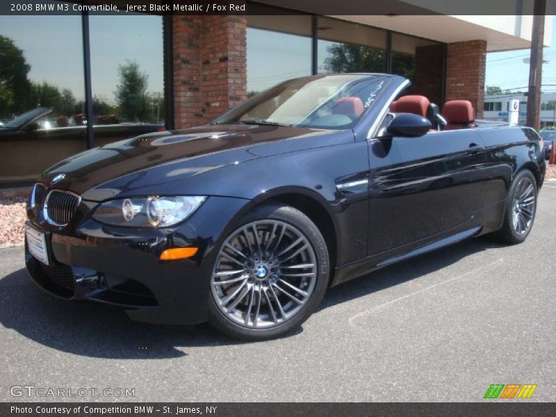 Jerez Black Metallic / Fox Red 2008 BMW M3 Convertible