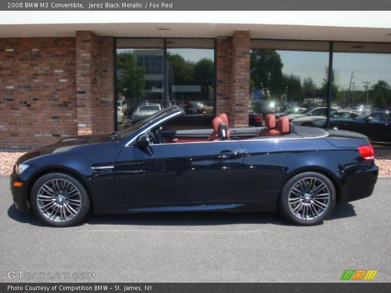 Jerez Black Metallic / Fox Red 2008 BMW M3 Convertible