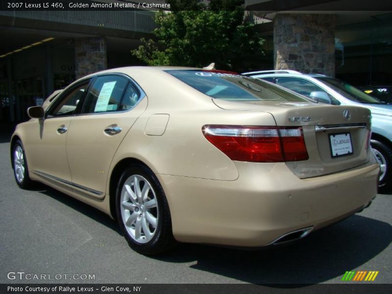 Golden Almond Metallic / Cashmere 2007 Lexus LS 460