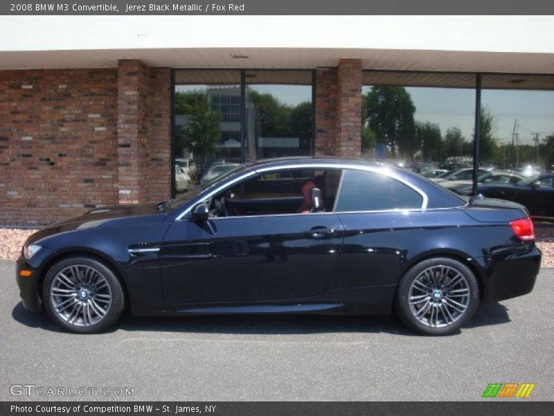 Jerez Black Metallic / Fox Red 2008 BMW M3 Convertible