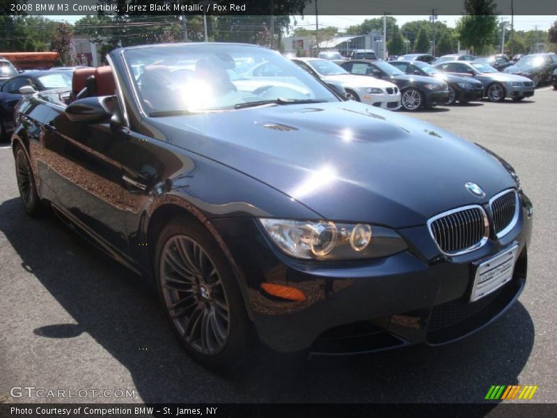 Jerez Black Metallic / Fox Red 2008 BMW M3 Convertible
