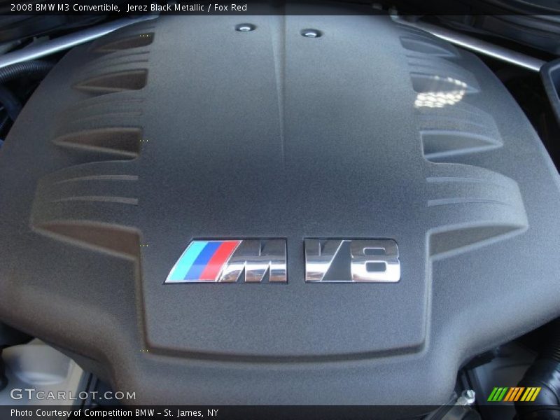 Jerez Black Metallic / Fox Red 2008 BMW M3 Convertible