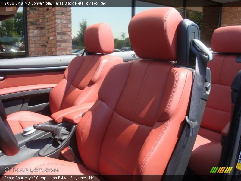 Jerez Black Metallic / Fox Red 2008 BMW M3 Convertible