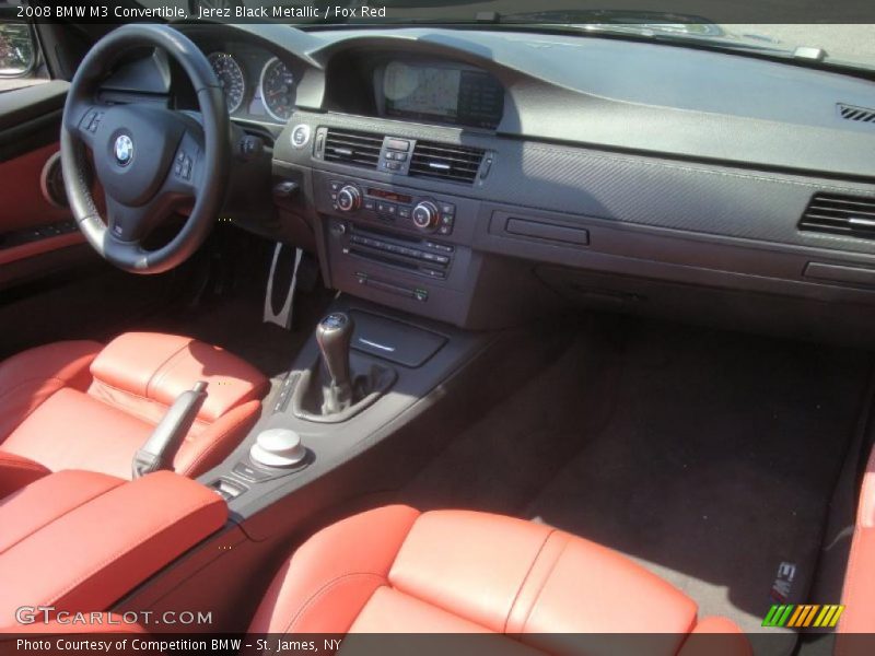 Jerez Black Metallic / Fox Red 2008 BMW M3 Convertible
