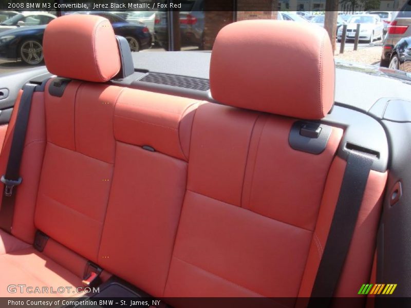 Jerez Black Metallic / Fox Red 2008 BMW M3 Convertible