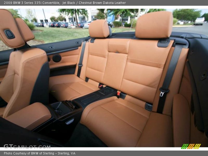 Jet Black / Chestnut Brown Dakota Leather 2009 BMW 3 Series 335i Convertible