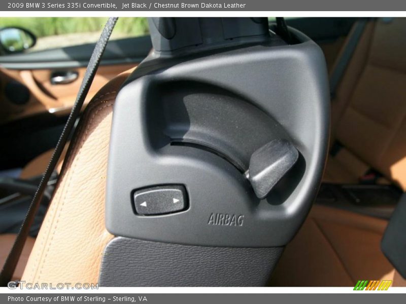 Jet Black / Chestnut Brown Dakota Leather 2009 BMW 3 Series 335i Convertible