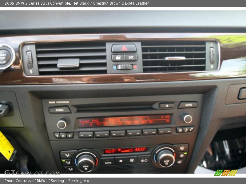 Jet Black / Chestnut Brown Dakota Leather 2009 BMW 3 Series 335i Convertible