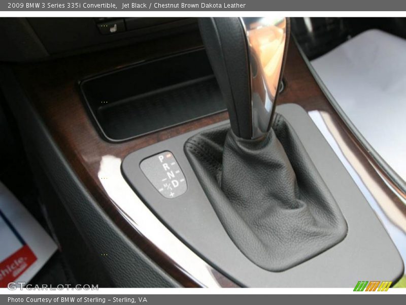 Jet Black / Chestnut Brown Dakota Leather 2009 BMW 3 Series 335i Convertible