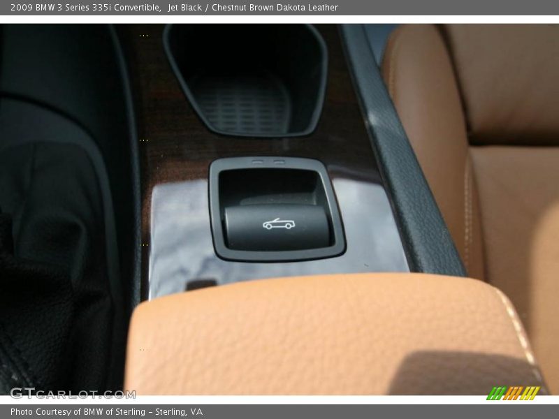 Jet Black / Chestnut Brown Dakota Leather 2009 BMW 3 Series 335i Convertible