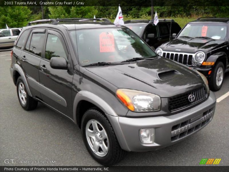 Graphite Gray Pearl / Gray 2003 Toyota RAV4