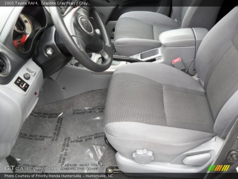 Graphite Gray Pearl / Gray 2003 Toyota RAV4