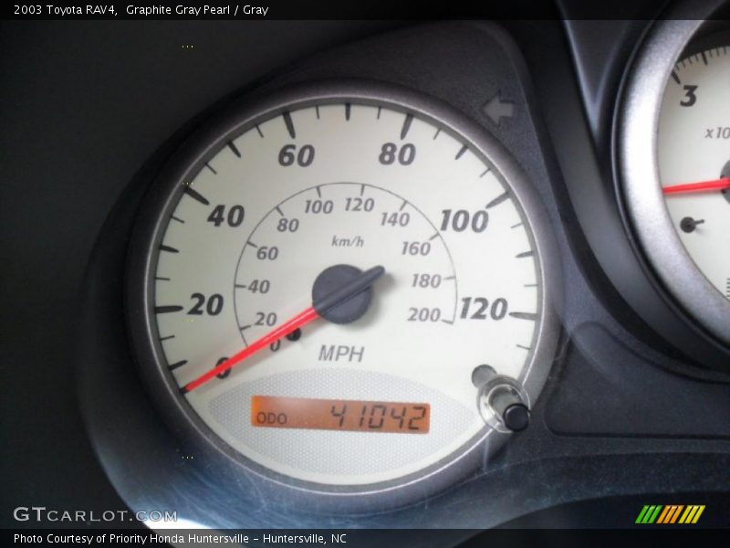 Graphite Gray Pearl / Gray 2003 Toyota RAV4