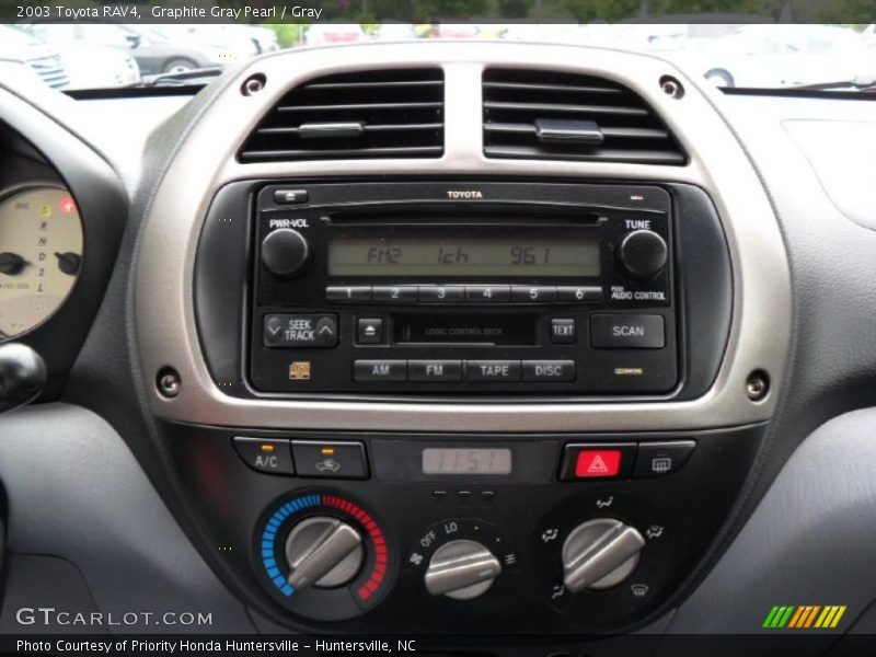 Graphite Gray Pearl / Gray 2003 Toyota RAV4