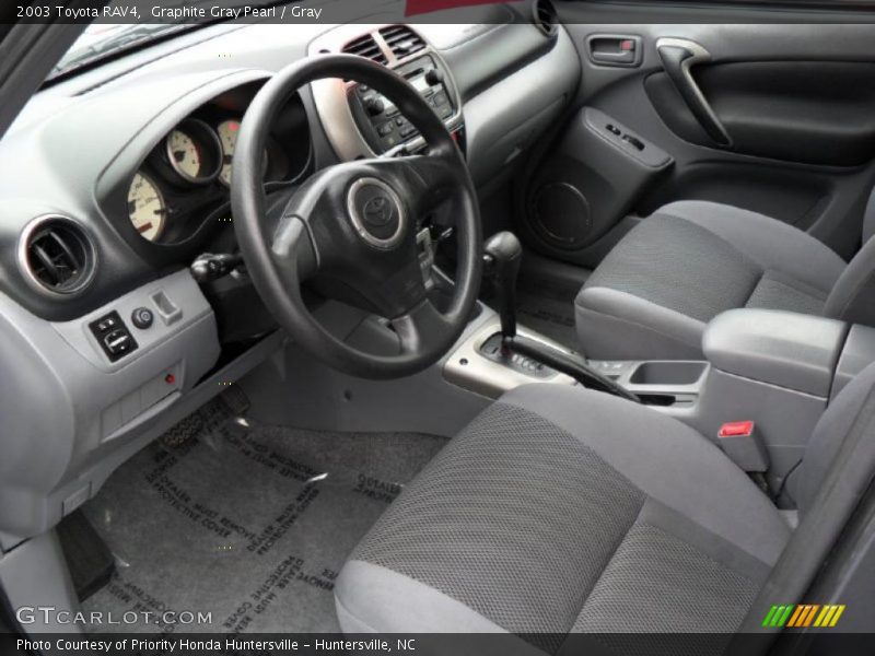 Graphite Gray Pearl / Gray 2003 Toyota RAV4