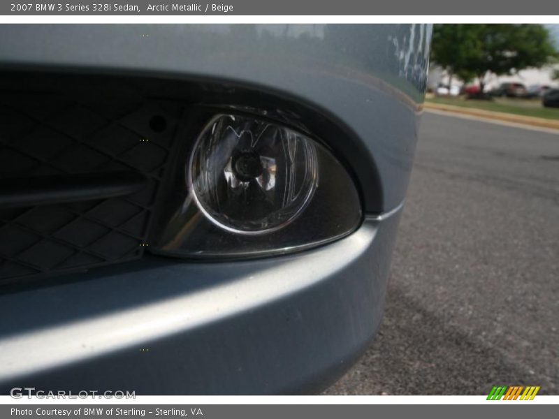 Arctic Metallic / Beige 2007 BMW 3 Series 328i Sedan