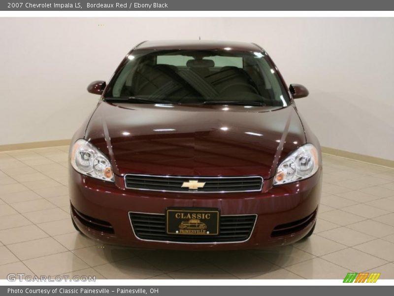 Bordeaux Red / Ebony Black 2007 Chevrolet Impala LS