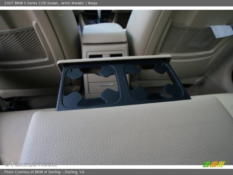 Arctic Metallic / Beige 2007 BMW 3 Series 328i Sedan