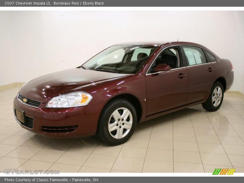Bordeaux Red / Ebony Black 2007 Chevrolet Impala LS
