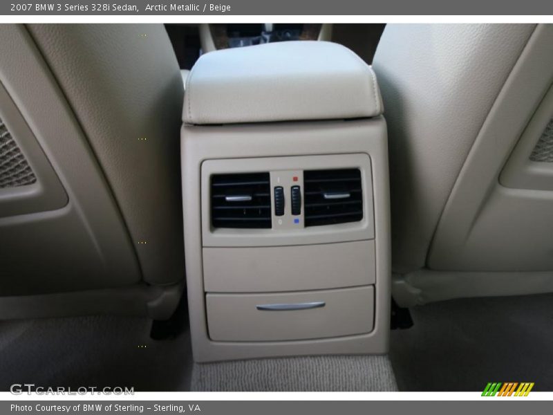 Arctic Metallic / Beige 2007 BMW 3 Series 328i Sedan