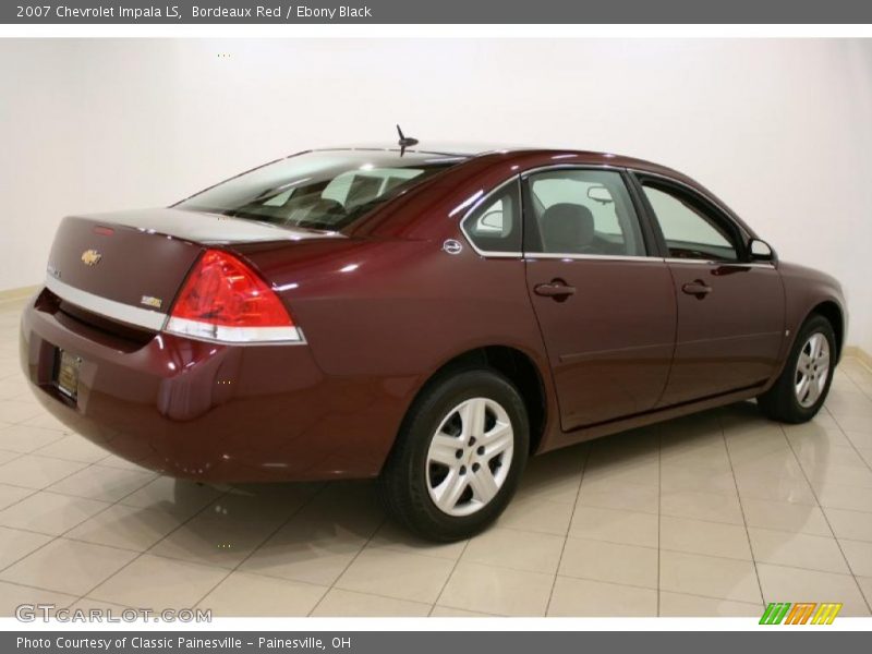 Bordeaux Red / Ebony Black 2007 Chevrolet Impala LS