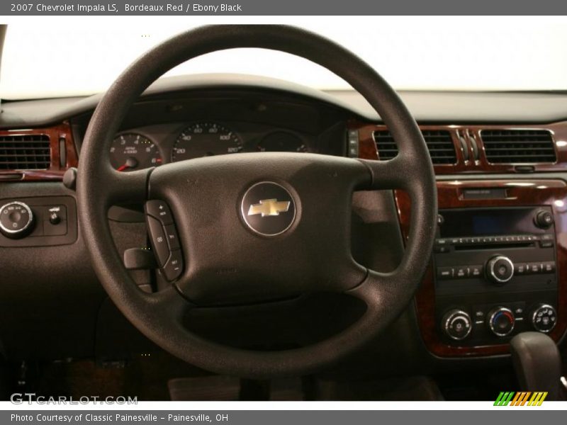 Bordeaux Red / Ebony Black 2007 Chevrolet Impala LS