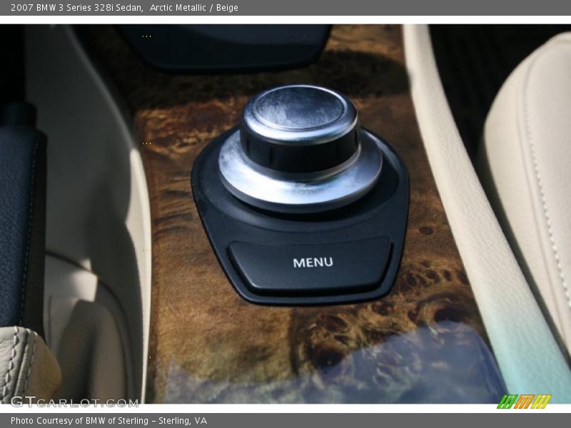 Arctic Metallic / Beige 2007 BMW 3 Series 328i Sedan