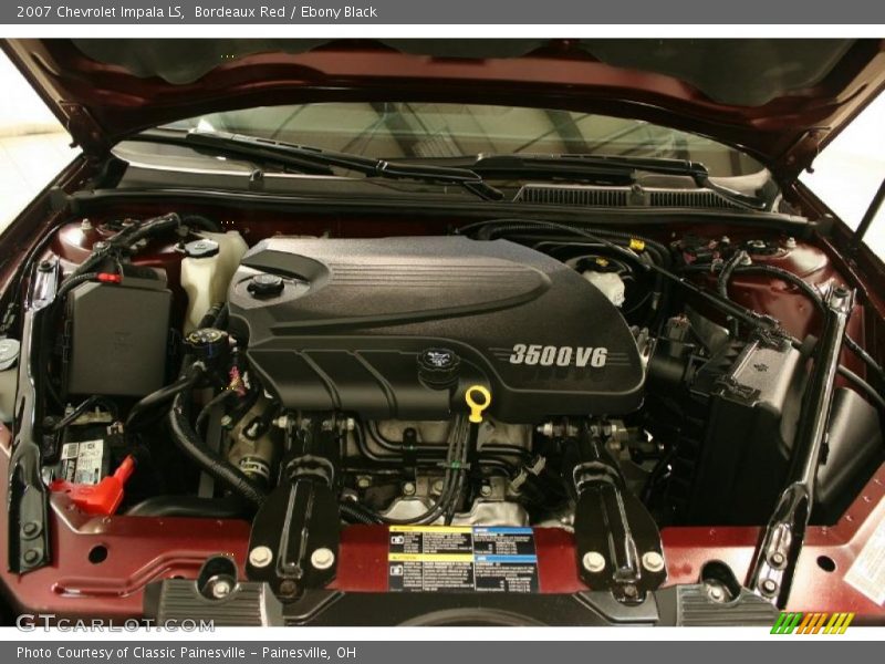 Bordeaux Red / Ebony Black 2007 Chevrolet Impala LS