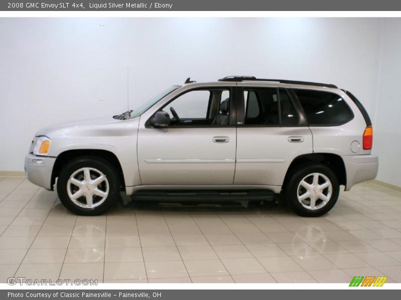 Liquid Silver Metallic / Ebony 2008 GMC Envoy SLT 4x4