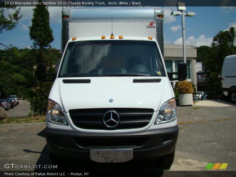 Arctic White / Black 2010 Mercedes-Benz Sprinter 3500 Chassis Moving Truck