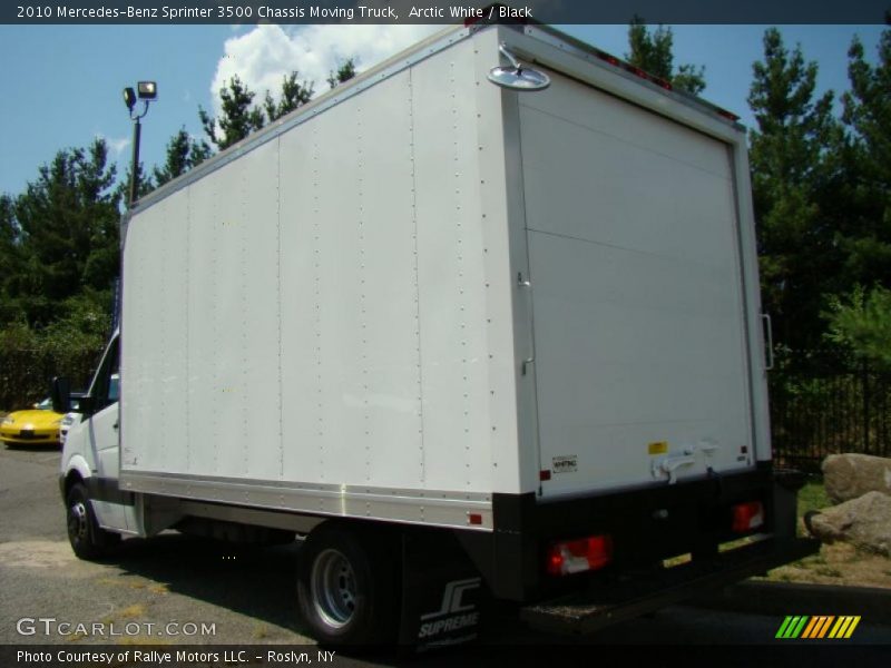 Arctic White / Black 2010 Mercedes-Benz Sprinter 3500 Chassis Moving Truck