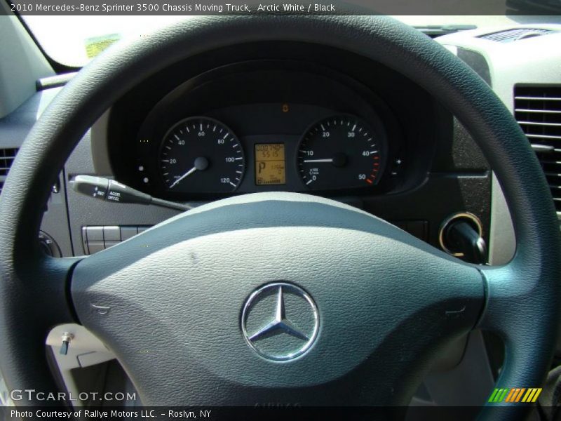 Arctic White / Black 2010 Mercedes-Benz Sprinter 3500 Chassis Moving Truck