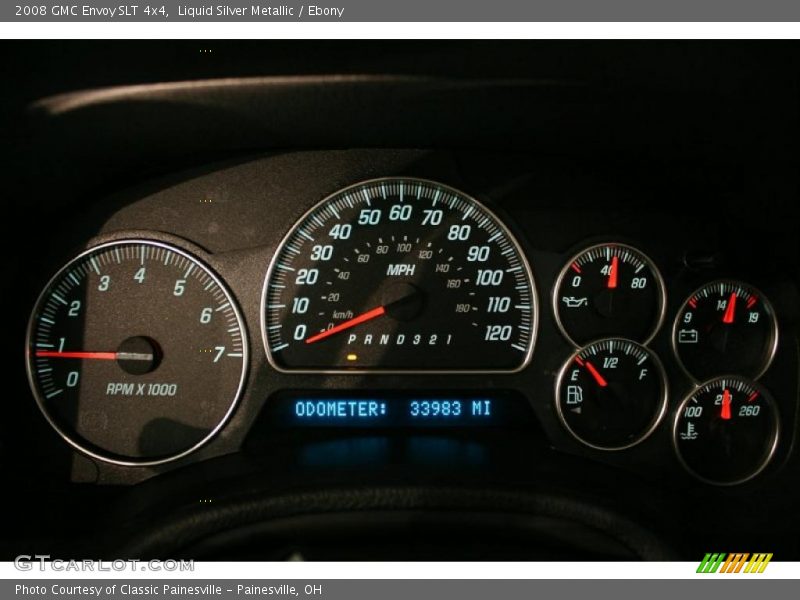 Liquid Silver Metallic / Ebony 2008 GMC Envoy SLT 4x4