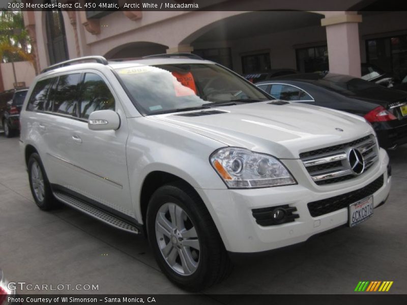 Arctic White / Macadamia 2008 Mercedes-Benz GL 450 4Matic