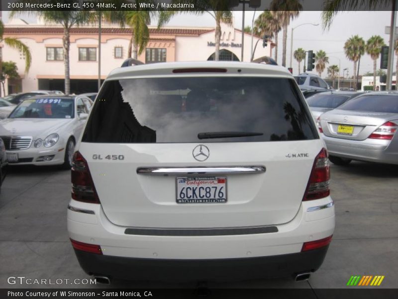 Arctic White / Macadamia 2008 Mercedes-Benz GL 450 4Matic