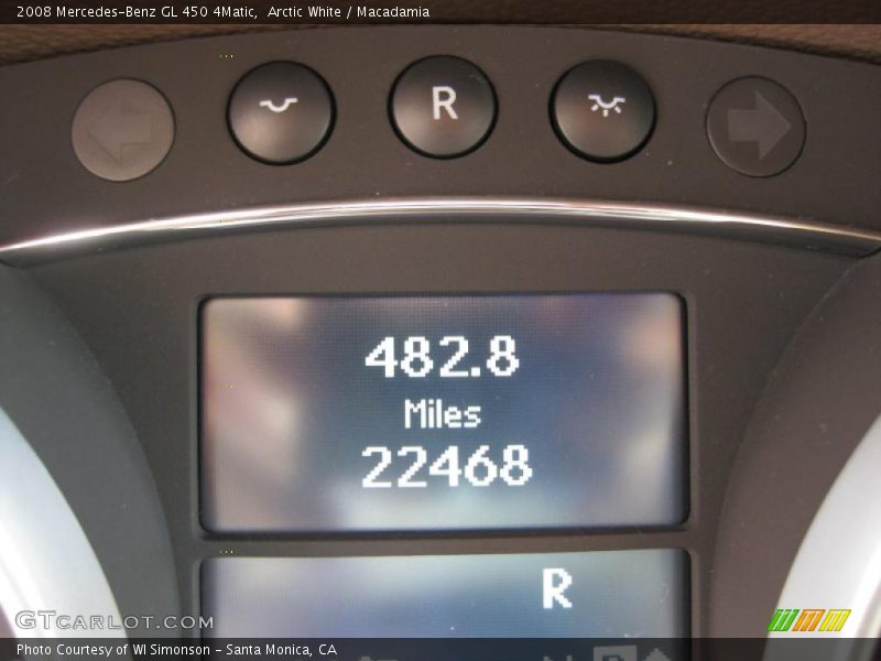 Arctic White / Macadamia 2008 Mercedes-Benz GL 450 4Matic