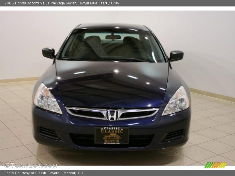 Royal Blue Pearl / Gray 2006 Honda Accord Value Package Sedan
