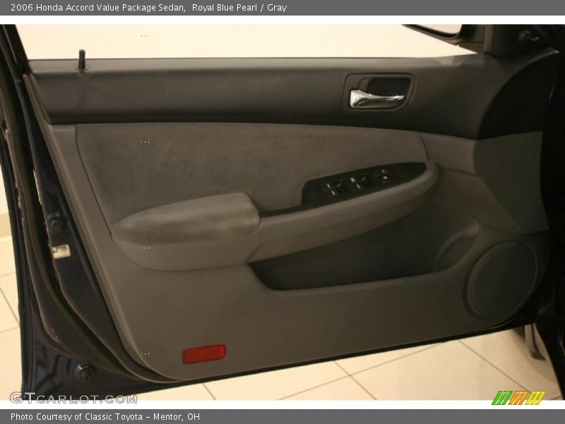 Royal Blue Pearl / Gray 2006 Honda Accord Value Package Sedan