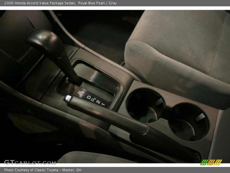 Royal Blue Pearl / Gray 2006 Honda Accord Value Package Sedan