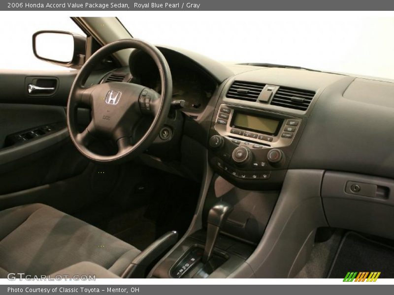 Royal Blue Pearl / Gray 2006 Honda Accord Value Package Sedan