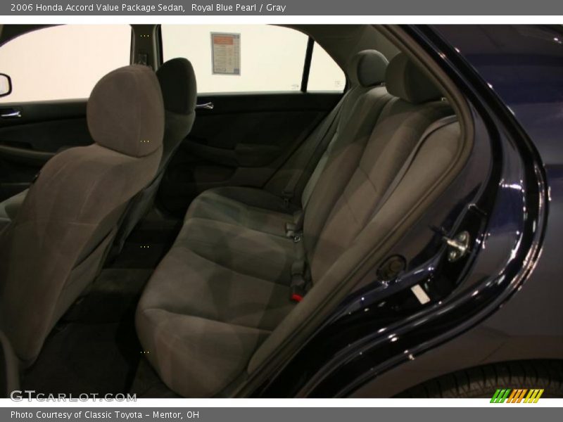 Royal Blue Pearl / Gray 2006 Honda Accord Value Package Sedan