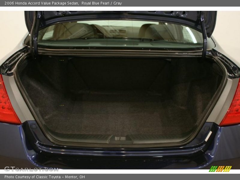 Royal Blue Pearl / Gray 2006 Honda Accord Value Package Sedan